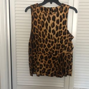 Zara Leopard Print A Line Top